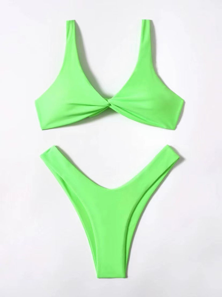 Drune – Bügel-Bikini-Set: Push-up-BH und Tanga-Bademode für Damen