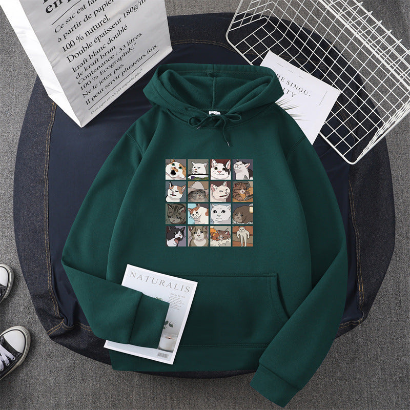Damen Sweatshirt mit Tier-Motiv Drune