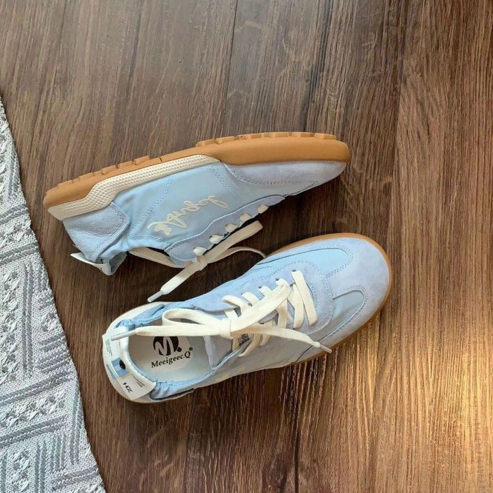 Damen Sportliche Sneaker mit einzigartiger Schnürung Drune