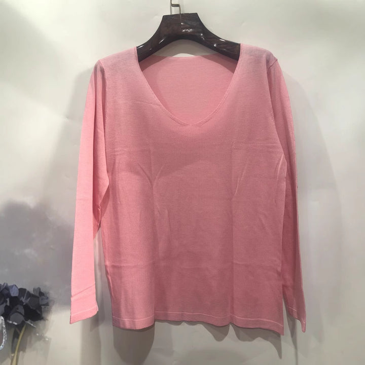 Herren V-Ausschnitt Shirt mit innovativem Strukturdesign Drune