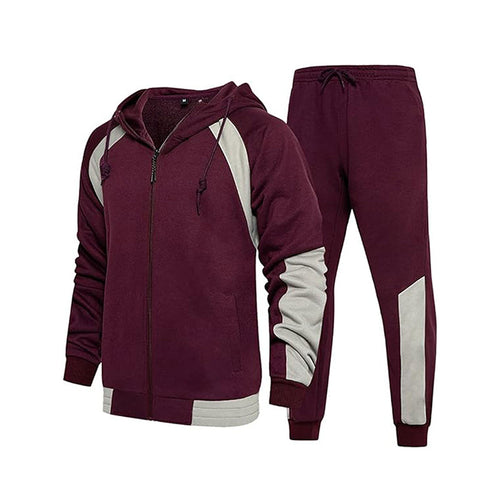 Herren sportliches Trainingsset mit hochwertigem Kapuzenoberteil und bequemen Jogginghosen Drune