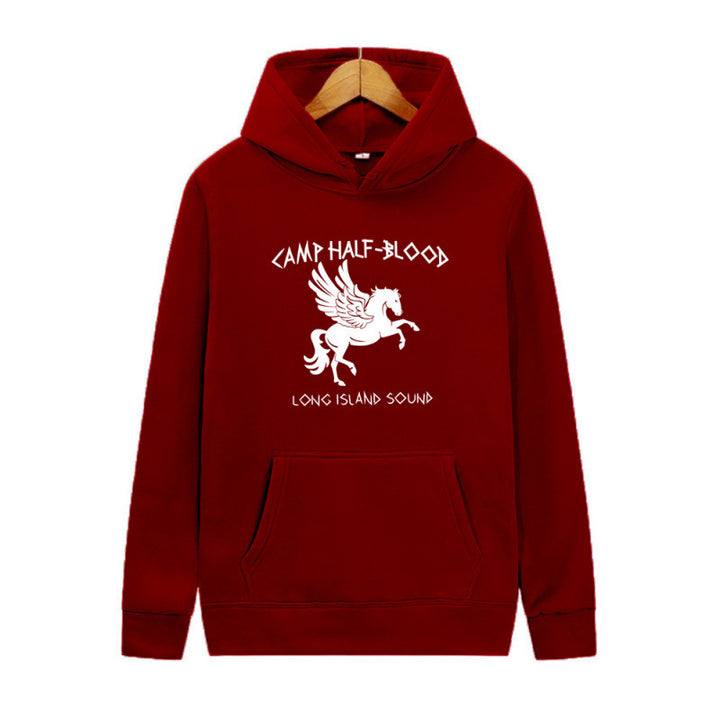Damen Hoodie mit kreativem Fantasy-Motiv Drune
