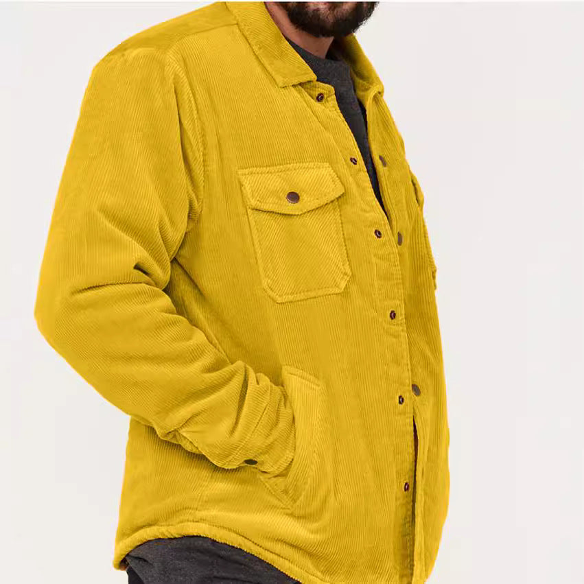 Herren Cordjacke mit praktischen Taschen und stylischem Design Drune