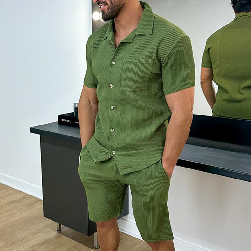 Drune Polo Kurzarm-Shorts Set