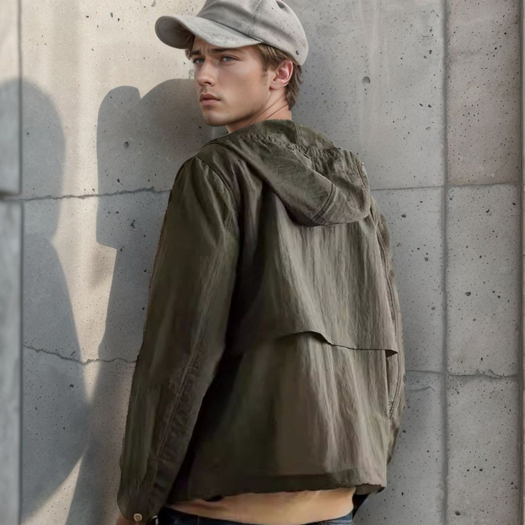Damen Leichte Übergangsjacke mit Kapuze Drune