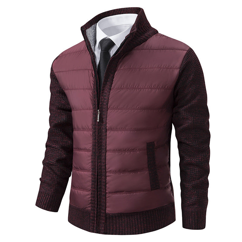 Herren sportive Kapuzenjacke mit strukturiertem Material und eleganten Details Drune