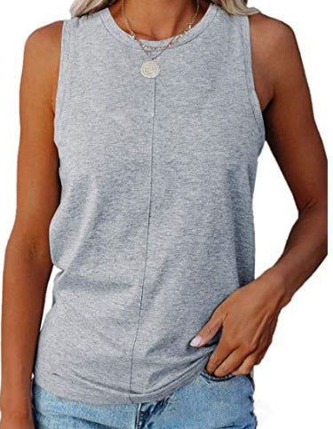 Damen Ärmelloses T-Shirt mit elegantem Schnitt Drune