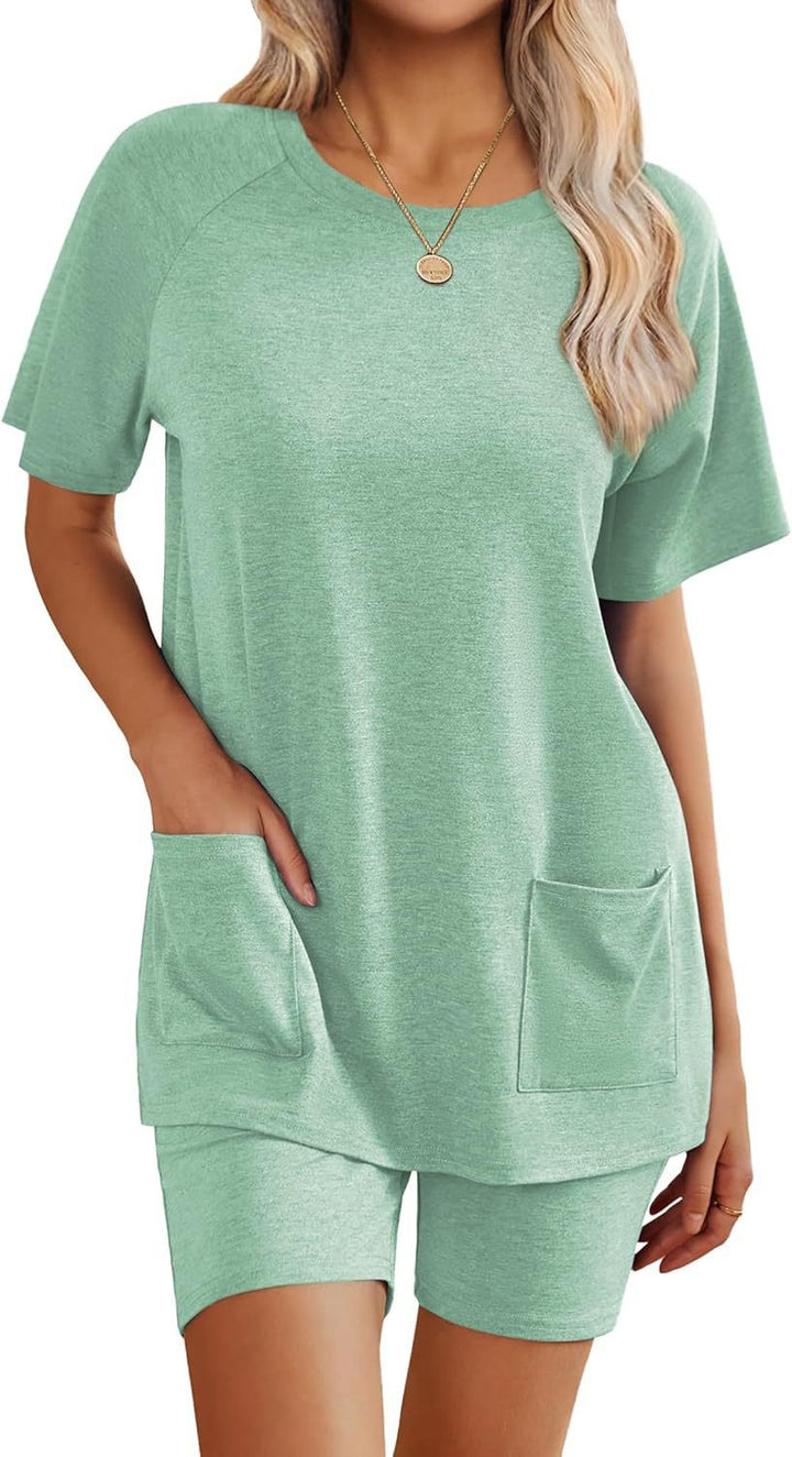Damen Loungewear-Set mit angenehm weitem Schnitt und praktischen Taschen Drune