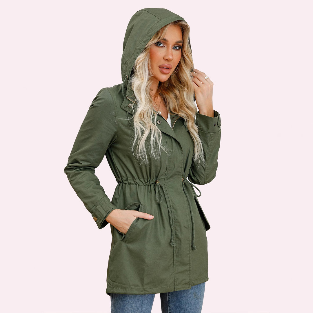 Damen Funktionsjacke mit verstellbarem Bund und Reißverschluss Drune