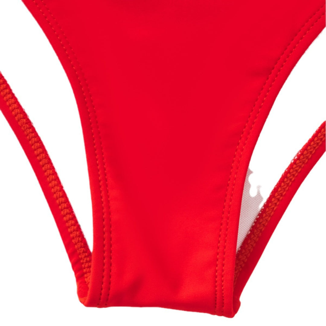 Damen Push-Up-Bikini mit Rüschendetails Drune