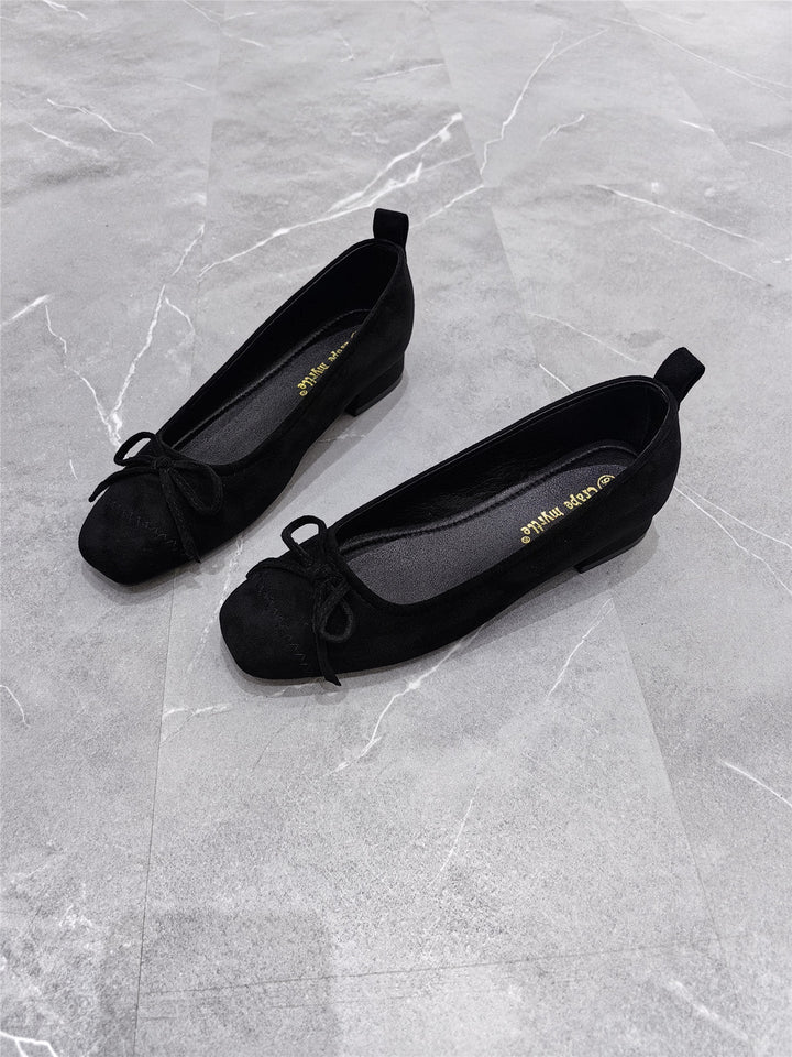 Damen Ballerinas mit dekorativem Schleifen-Detail Drune