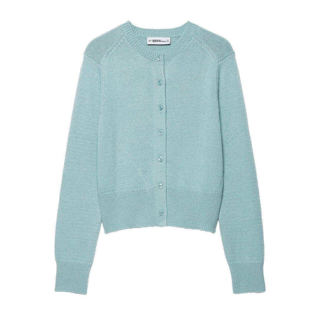 Damen Feinstrick-Cardigan mit Rundhalsausschnitt Drune