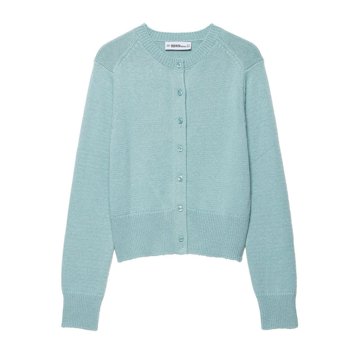 Damen Feinstrick-Cardigan mit Rundhalsausschnitt Drune