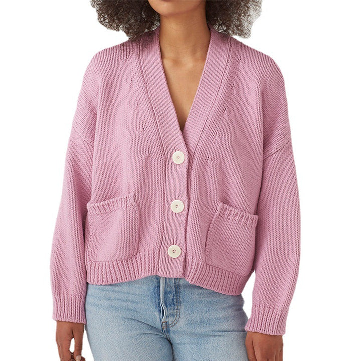 Damen Strickjacke mit praktischen Taschen Drune