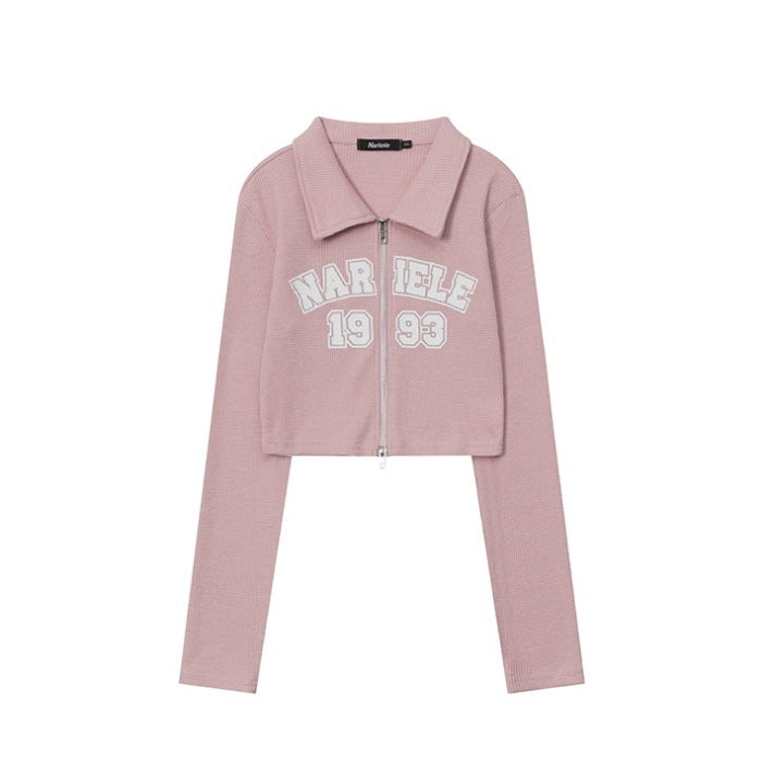 Damen lässiges Sweatshirt mit modernem Frontprint Drune