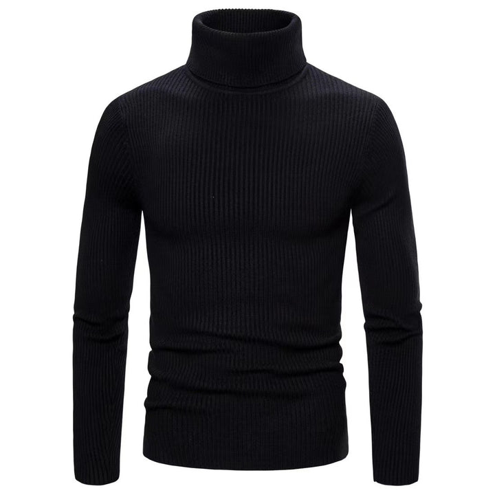 Herren Hochwertiger Rollkragenpullover aus feiner Rippstruktur Drune