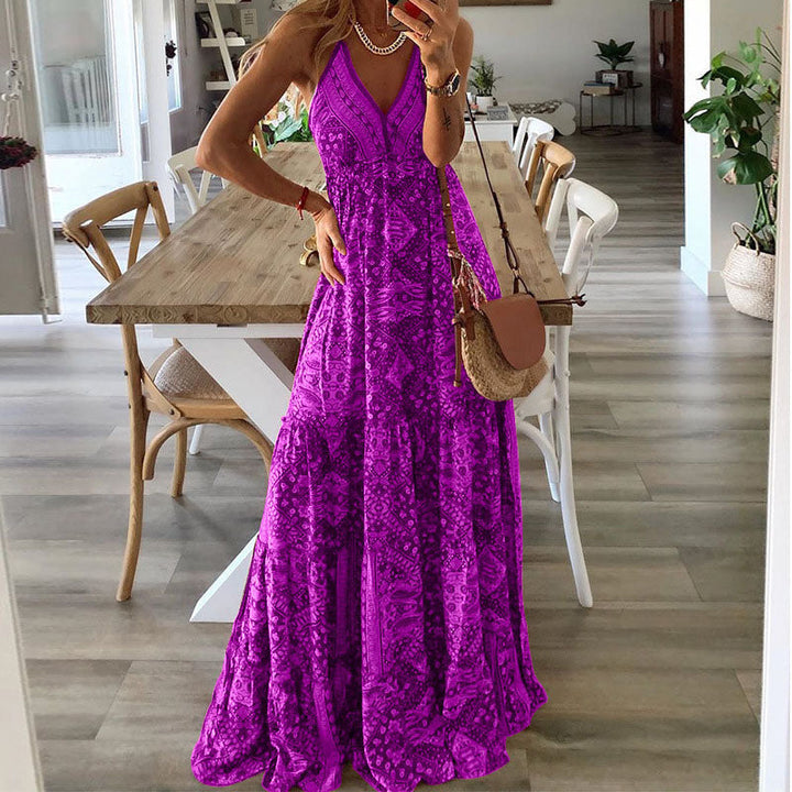 Drune | Boho Ärmelloses Kleid