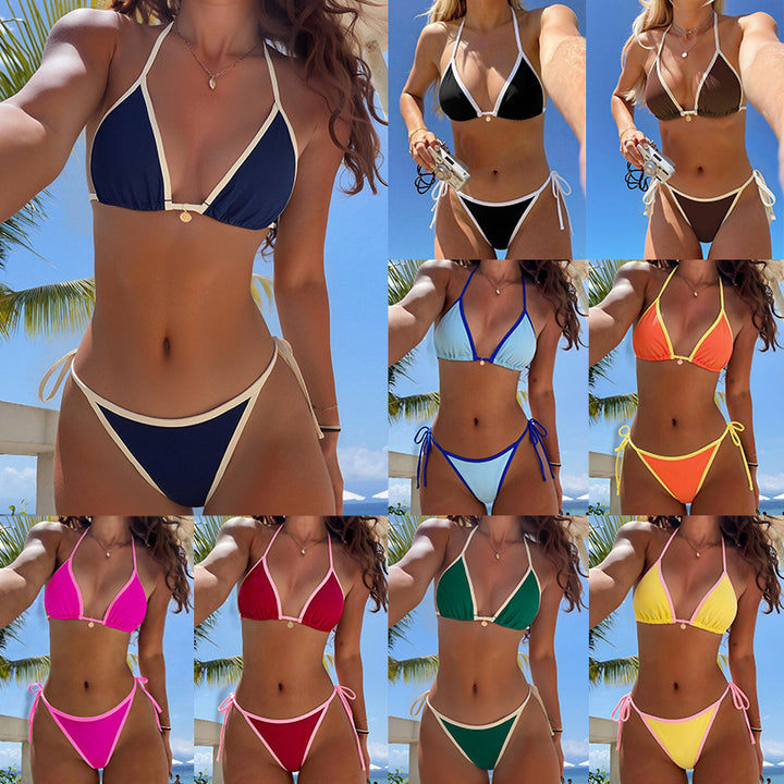 Damen Triangel-Bikini mit verstellbaren Seitenbändern Drune