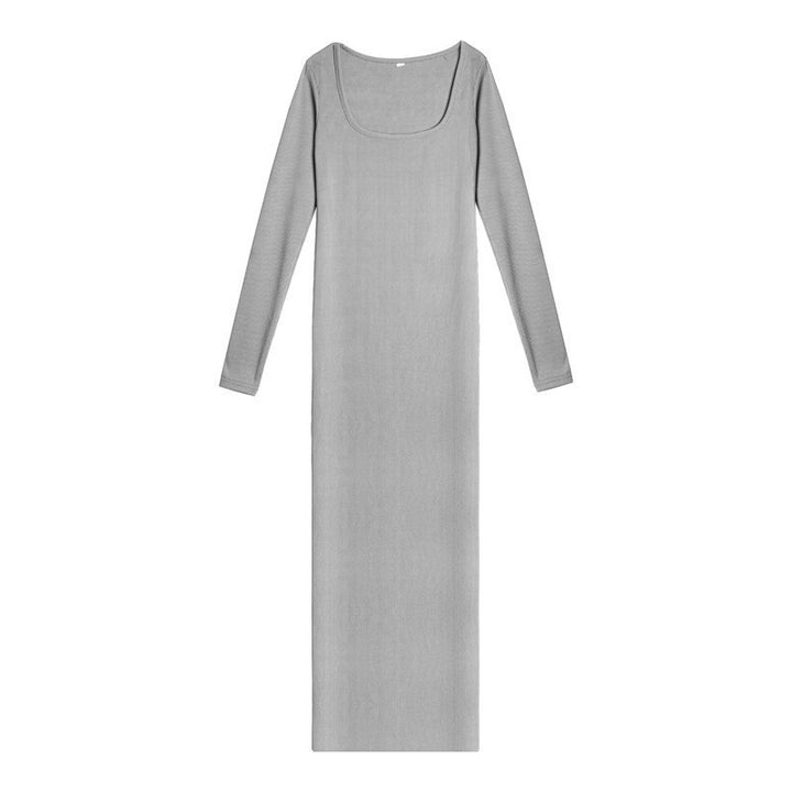 Damen figurbetontes Langarmkleid Drune