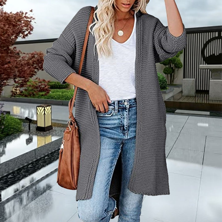 Damen Grobstrickmantel im lässigen Oversized-Stil Drune