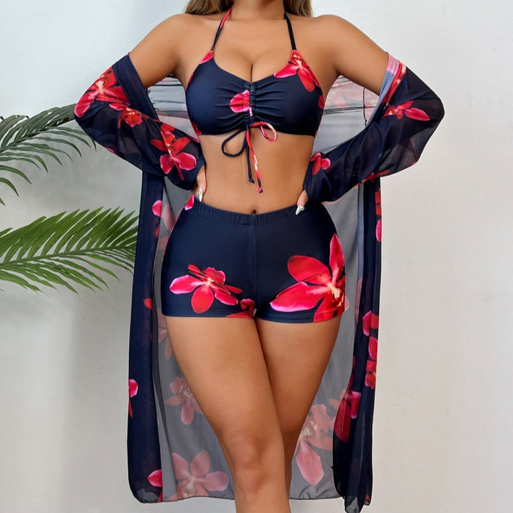 Damen Bademode-Set mit floralem Design Drune