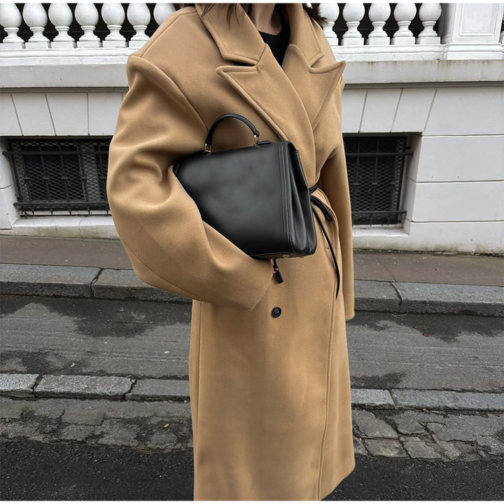 Damen eleganter Oversized-Trenchcoat Drune