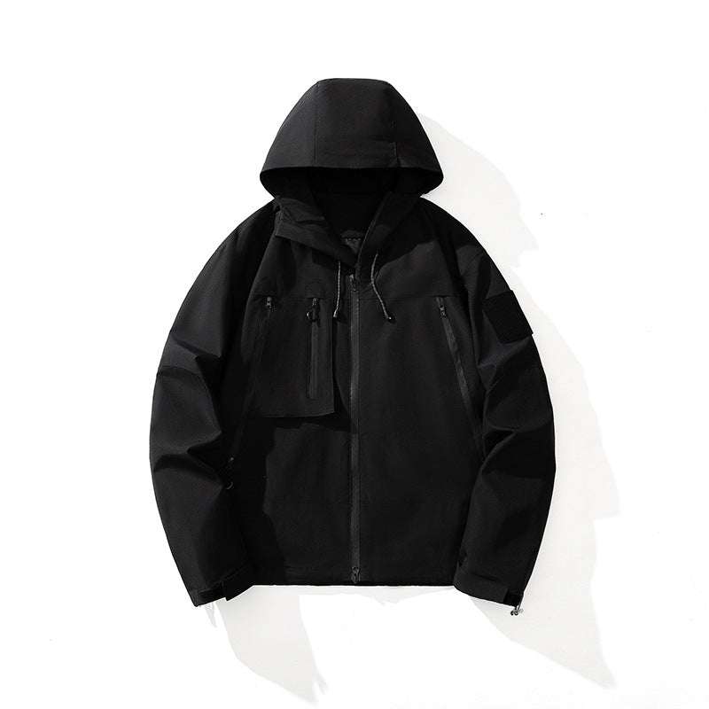 Herren technische Multifunktionsjacke mit praktischen Taschen Drune