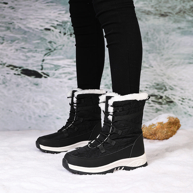 Damen Winterstiefel mit nachhaltiger Isolierung und rutschfester Sohle Drune