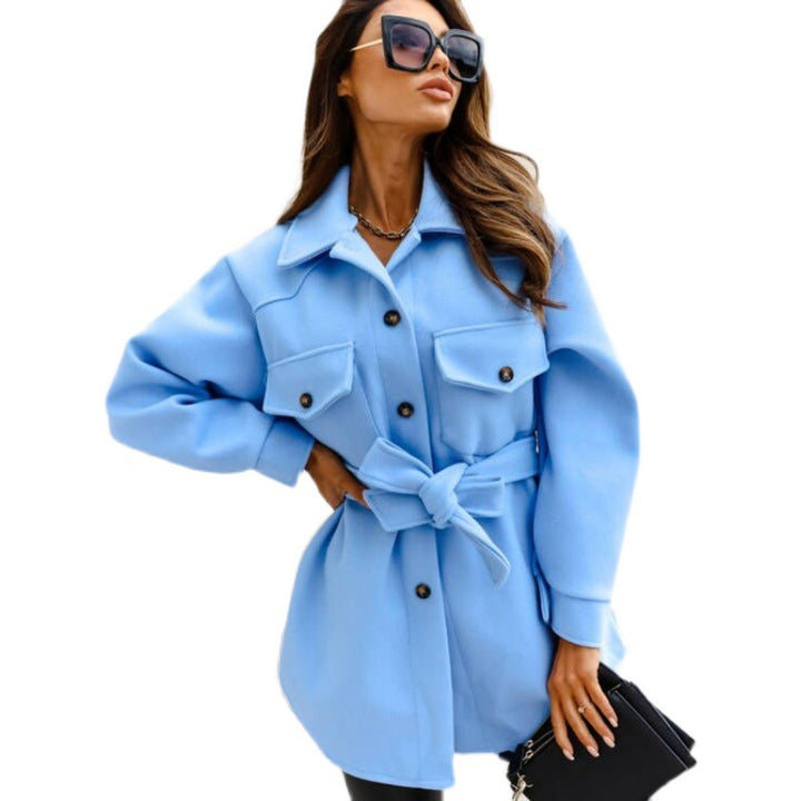 Damen elegante Utility-Jacke mit taillierten Schnitt und praktischen Taschen Drune