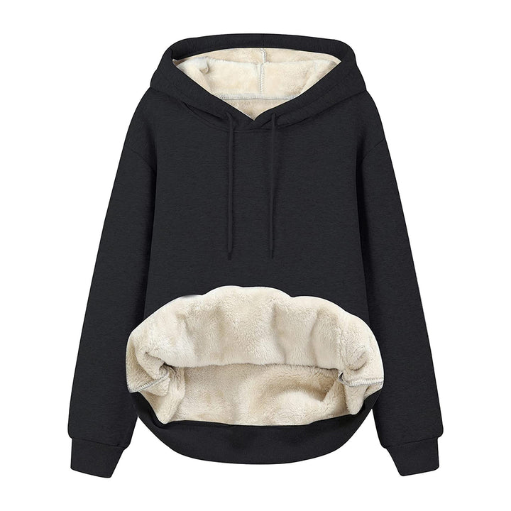 Damen Kuscheliger Hoodie mit Fleece-Innenfutter und praktischen Taschen Drune