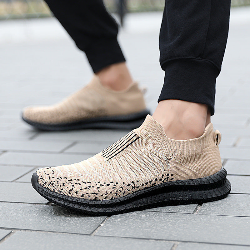 Unisex nan Slip-on Stricktrainer mit formstabilem Sockenschaft, reaktionsfreudiger Leichtsohle und rutschfester Profilkante Drune