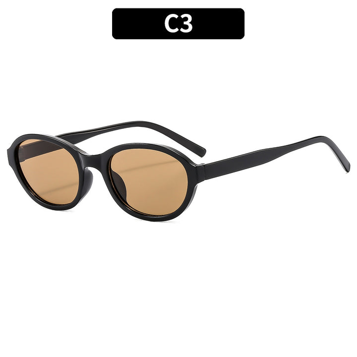 Drune | Ovale Sonnenbrille mit kleinem Rahmen