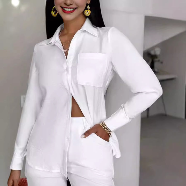 Damen elegantes und stylisches Hemd mit modernem Schnitt Drune
