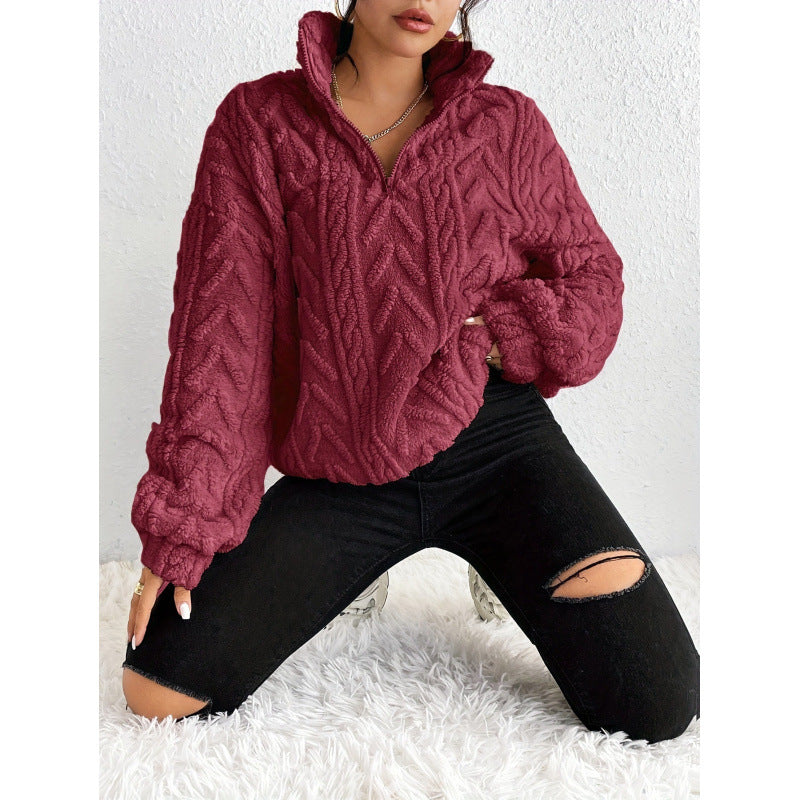 Damen Kuscheliger Kapuzenpullover Drune