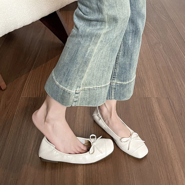Damen Ballerinas mit zartem Schleifendetail und komfortablem Innenfutter Drune