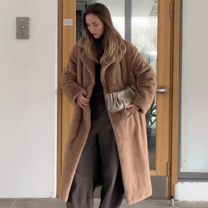 Damen kuscheliger und eleganter Mantel Drune