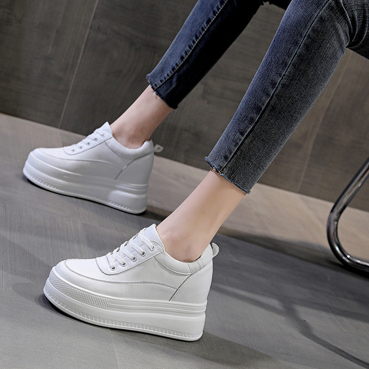 Damen Plateau Sneakers mit modischer und komfortabler Struktur Drune