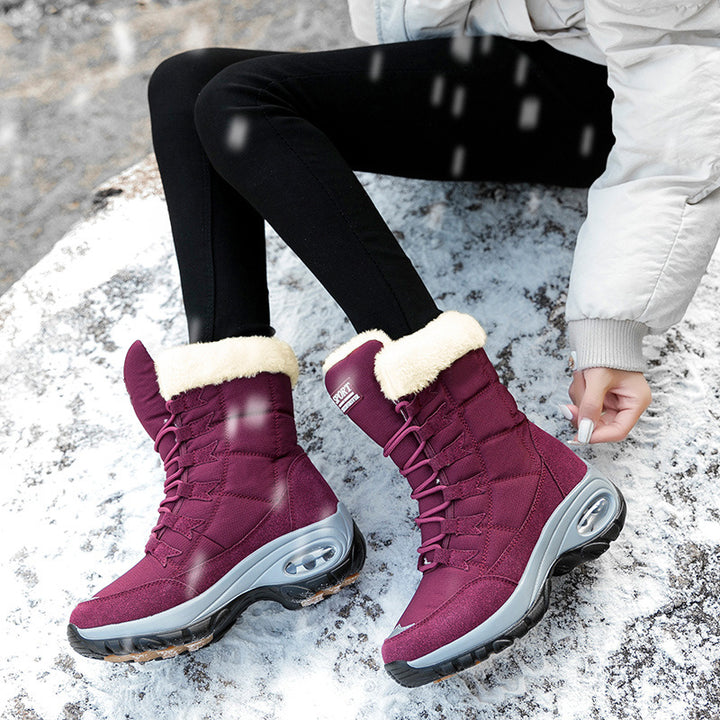 Damen Winter-Trekkinstiefel mit isolierender und rutschfester Sohlenkonstruktion Drune