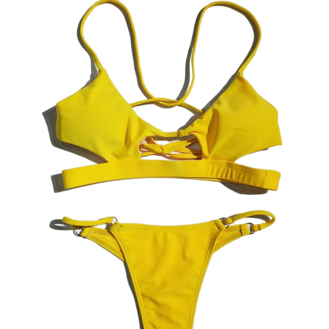 Damen Sportliches Bikini-Set mit Cut-Out-Details Drune