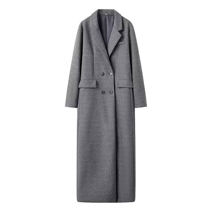 Damen oversized Wollmantel Drune
