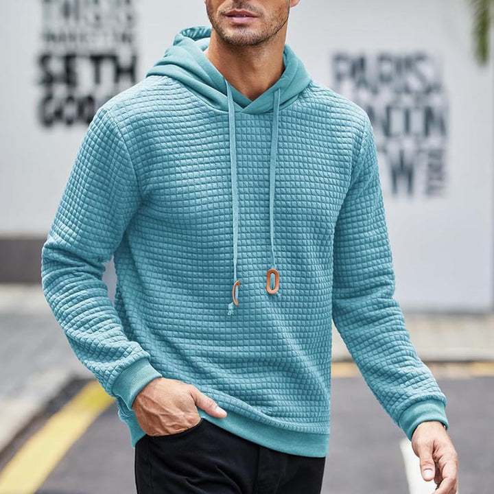 Herren Kapuzenpullover mit strukturiertem Design und komfortablem Schnitt Drune