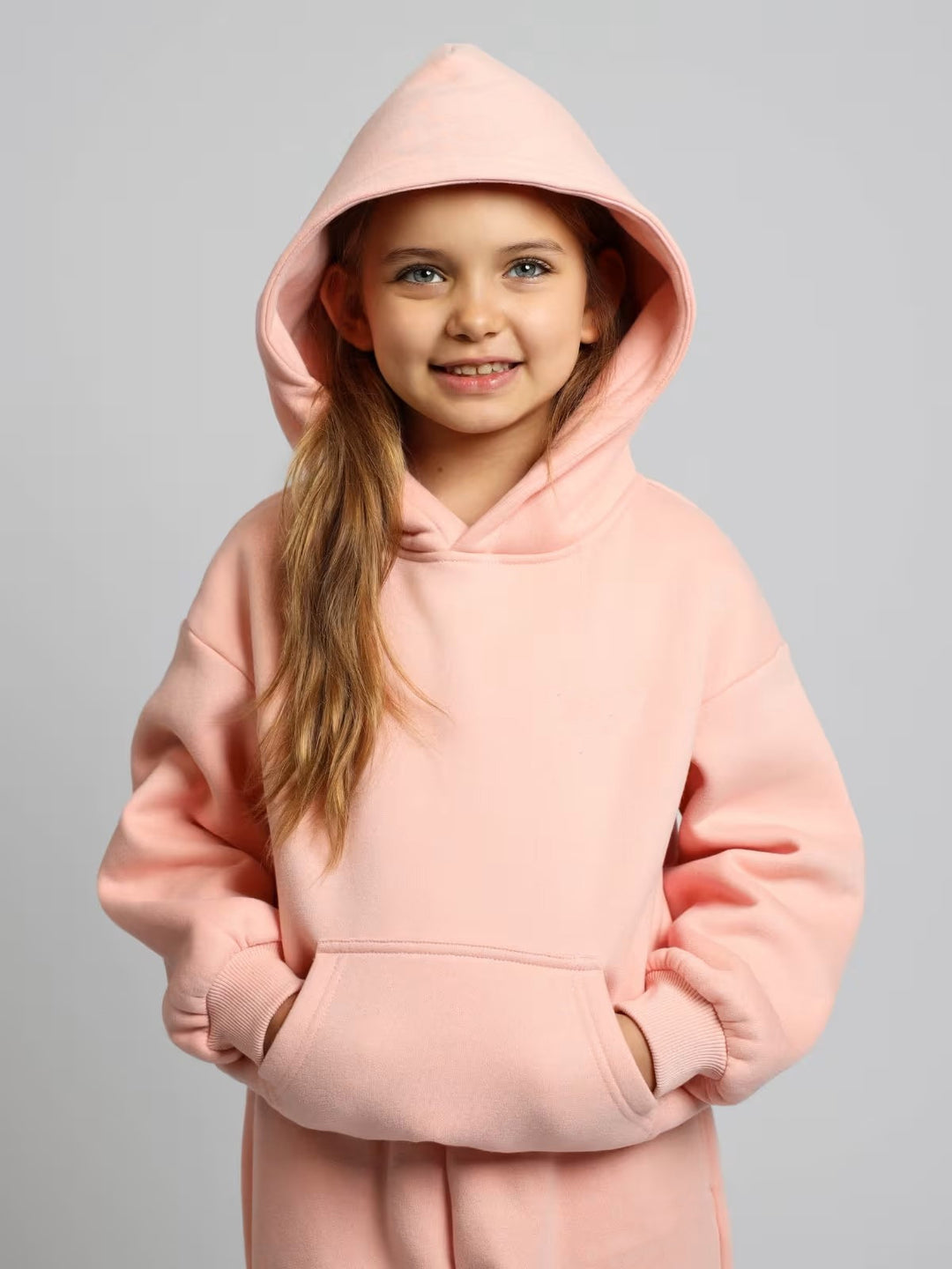 Damen lässiger Hoodie mit weichem Innenfutter und praktischen Taschen Drune