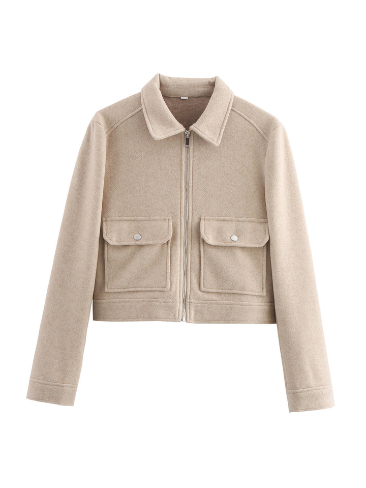 Damen cropped Utility-Jacke Drune