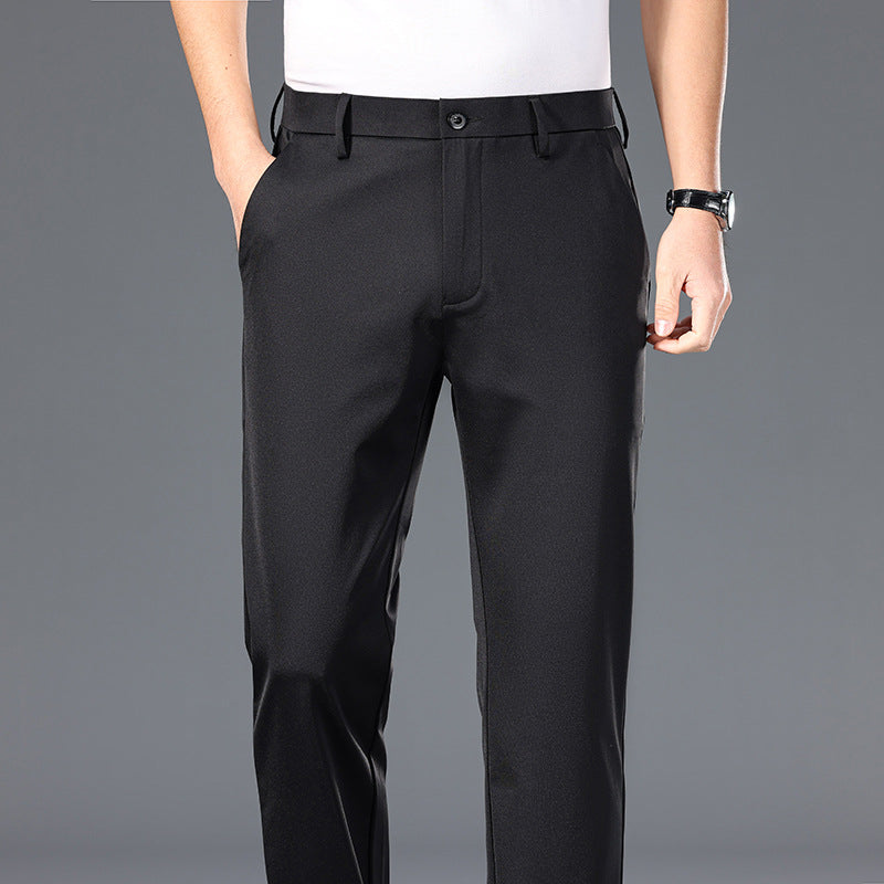 Herren stilvolle Chinohose mit komfortablem Schnitt und elegantem Detail Drune