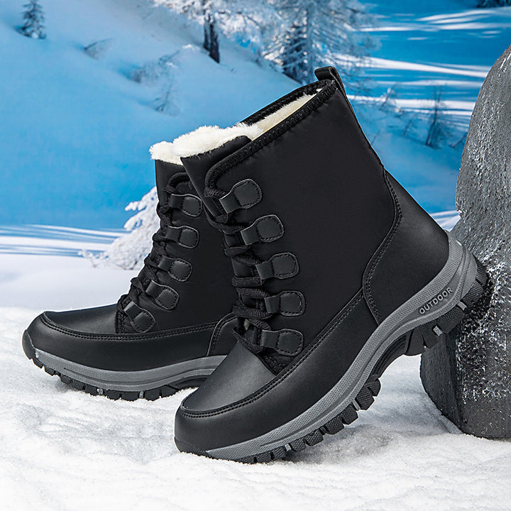 Damen Winterboots mit rutschfester Sohle und isolierendem Futter Drune