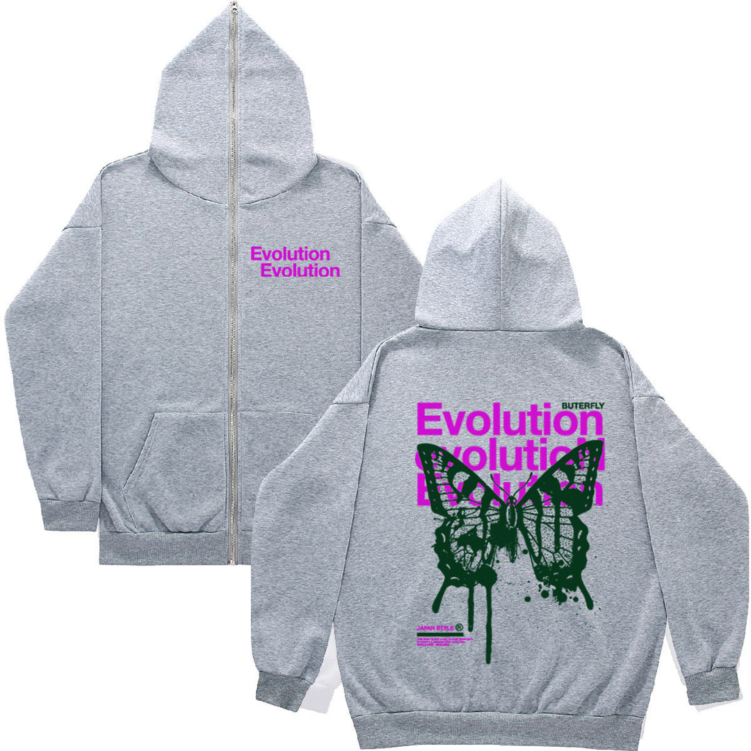 Damen Kapuzenjacke mit auffälligem Grafikdesign Drune