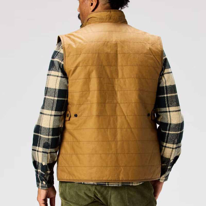Herren gesteppte Weste mit modernem Schnitt und funktionalen Taschen Drune
