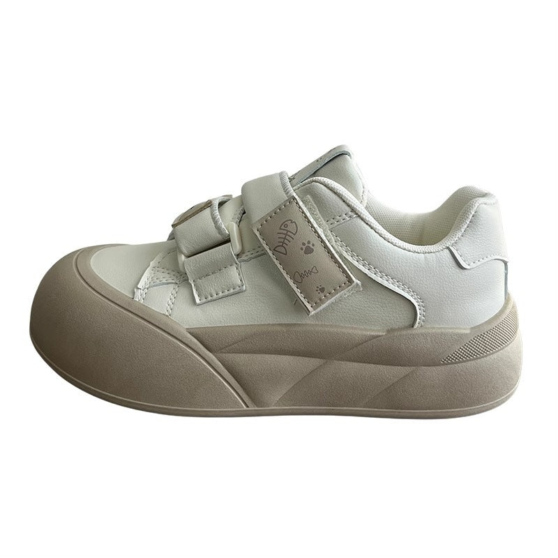 Damen Bequeme Sneaker mit praktischen Klettverschlüssen Drune
