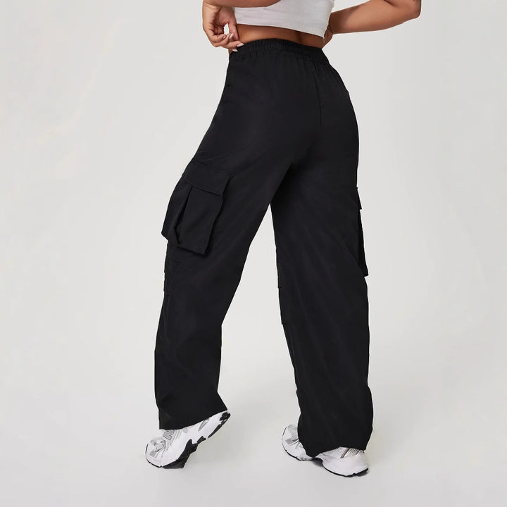 Damen Cargo-Hose mit elastischem Bund und praktischen Seitentaschen Drune