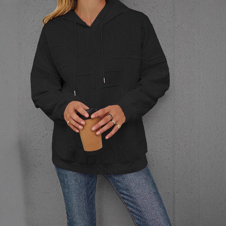 Damen Oversize Kapuzenpullover mit strukturiertem Design Drune